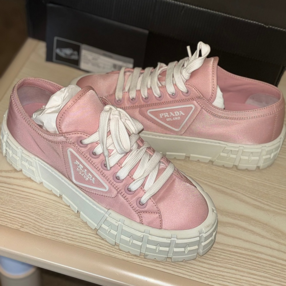 Prada Platform Tennis Shoes